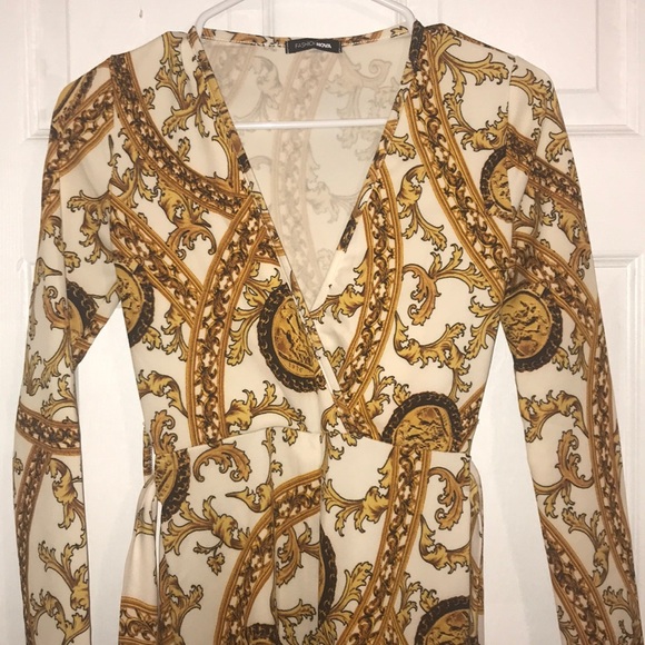 Just In☀️ Fashion Nova Baroque Jumpsuit - Picture 2 of 5